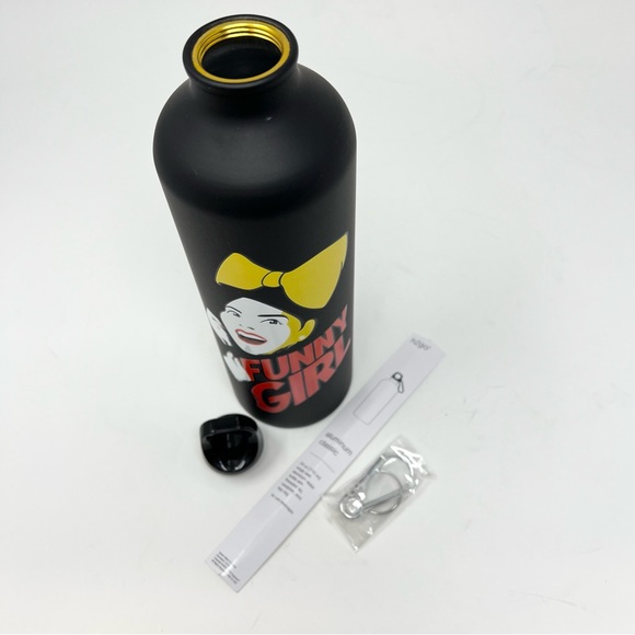 NWT Funny Girl Broadway Show Water Bottle 24oz Aluminum Cold Beverages - Picture 4 of 6